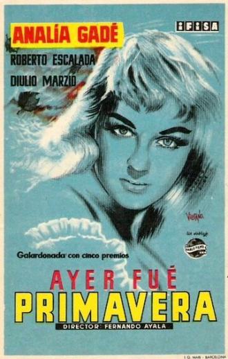 Вчера была весна (фильм 1955)
