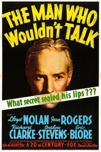 The Man Who Wouldn't Talk (фильм 1940)